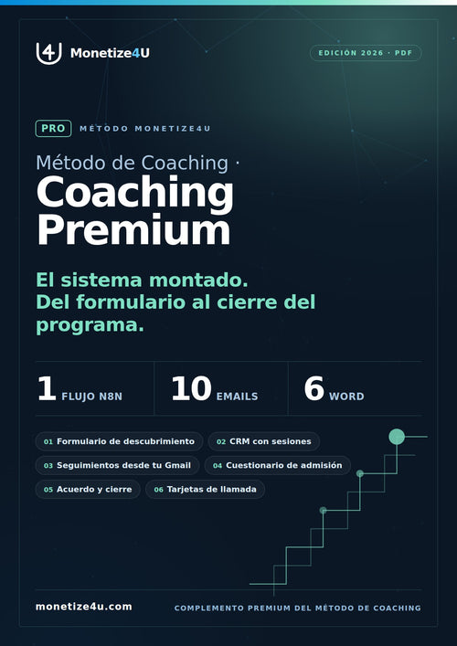 Coaching Premium · Monetize4U
